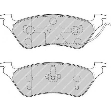 Buy Brake pads kit FERODO code FDB1475 auto parts shop online at best price