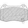 Buy Brake pads kit FERODO code FDB1561 auto parts shop online at best price