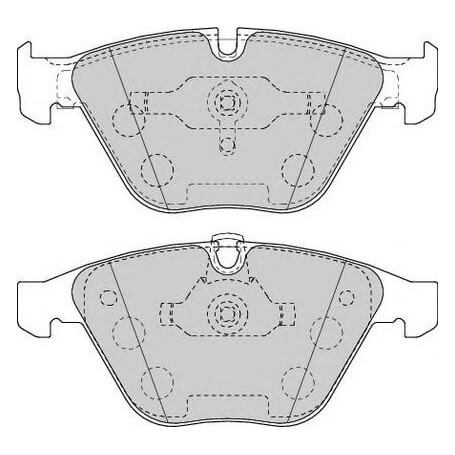 Bremsbelagsatz FERODO-Code FDB1628