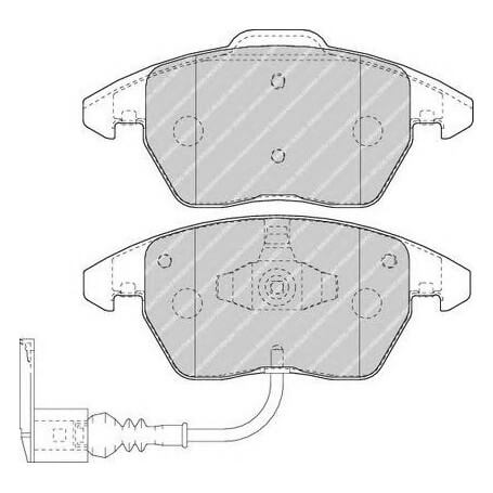 Bremsbelagsatz FERODO-Code FDB1641