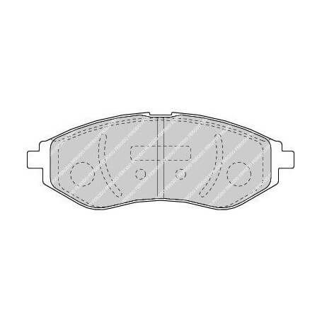 Brake pads kit FERODO code FDB1699