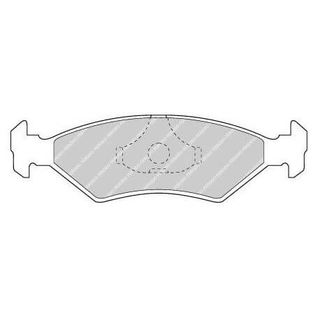 Kit pastiglie freno FERODO codice FDB206 FDB206