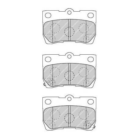 FERODO brake pads kit code FDB4001