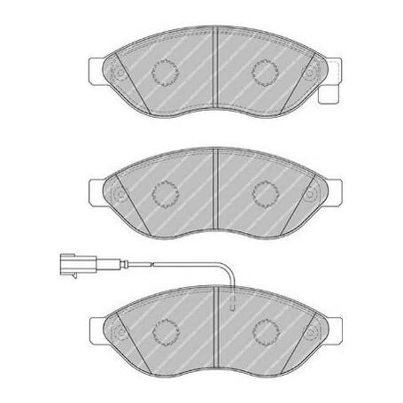 Kit plaquettes de frein FERODO code FVR1923