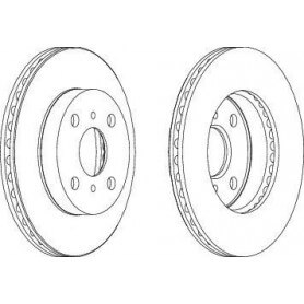 Achetez Disque de frein FERODO code DDF1084  Magasin de pièces automobiles online au meilleur prix