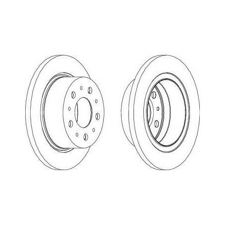 Brake Disc FERODO code DDF1823-1