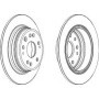 Buy Brake Disc FERODO code DDF1933 auto parts shop online at best price