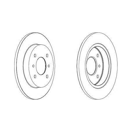 Brake Disc FERODO code DDF267