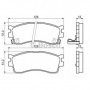Buy BOSCH brake pads kit code 0986494144 auto parts shop online at best price