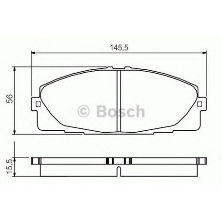 Achetez Kit plaquettes de frein BOSCH code 0986495152  Magasin de pièces automobiles online au meilleur prix