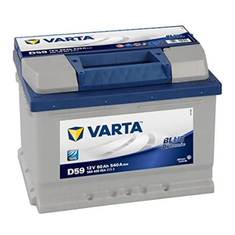 Varta Blue Dynamic D59 60Ah 540A 12V Car Battery - Positive Right b