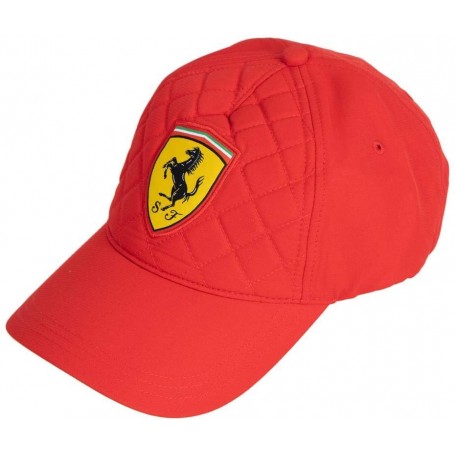 Acheter Casquette officielle Scuderia Ferrari rouge - écusson Ferra