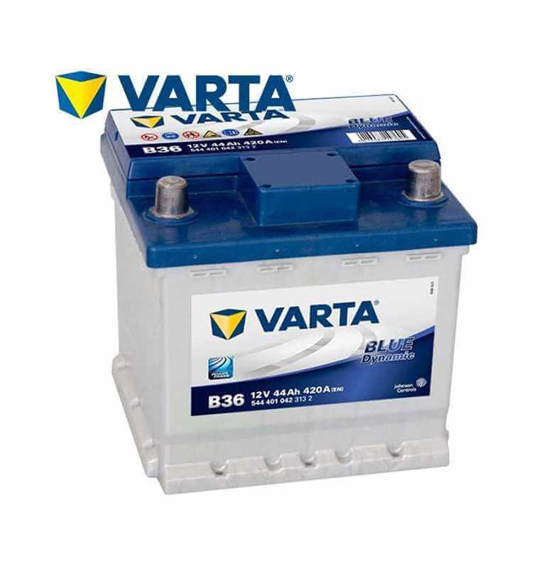 Varta B36 Autobatterie 12V 44Ah für Fiat PKWs und andere