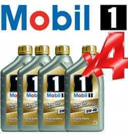 Olio Motore Auto sintetico - Mobil 1 NEW LIFE 0W40 - Offerta 4 Litri in latte da da litro