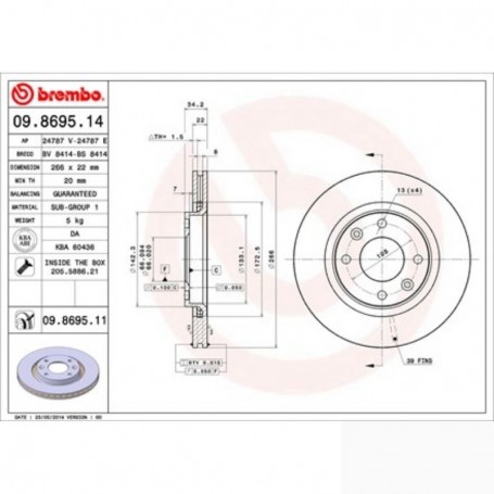 BRECO BB09.8695.14 DISCO FR. FOURMI.