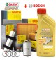 Buy Cutting kit 4 Bosch FILTERS + 5Lt Castrol Professional LongLife III 5W30 oil for Audi A3 1.9 TDI from 1996 to 2003 96 Kw ...