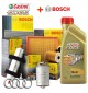 Buy Oil cutting kit CASTROL EDGE 5W40 5LT 4 BOSCH FILTERS AUDI A4 1.9 TDI B6 85 KW auto parts shop online at best price